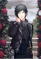 皇綺 Askeith A4 Enveloped plastic trasparent file folder BLACK GARDEN Ver. "Utano Prince Sama ♪ HE ★ VENS GARDEN 3rd edition"