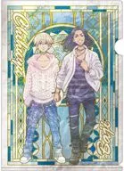 松野千冬＆場地圭介 ブリリアントグラスアート A4クリアファイル 「東京リベンジャーズ」