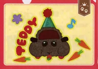 Teddy A4 plastic trasparent file folder "PUI PUI Molcar x Tobu-dobutsu-koen"