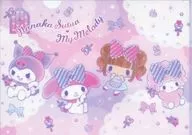 Nanaka × My Melody A4 plastic trasparent file folder Yume no Tobira ver. "Suwa My Melody PremiumShop"