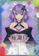 Rin Sakura A5 Clear File "Virtual YouTuber Nishiji Nishiji Chips" VILLAGE VANGUARD Limited Special Special