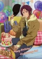 Rin Matsuoka BIRTHDAY ★ DECORATION A4 plastic trasparent file folder "Free! Series Birthday Presents"