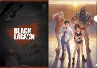 Lagoon Shokai (Asahi) A4 plastic trasparent file folder "BLACK LAGOON - Black Lagoon -"