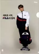 [A La Carte] Sugar (BTS / BTS) A4 plastic trasparent file folder "FILA×BTS" 2019 Collaboration Backpack Purchase benefits