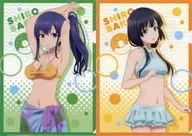 Ema Yasuhara & Midori Imai A4 Clear File 2-Pack Set "Theatrical SHIROBAKO x Don Quijote"