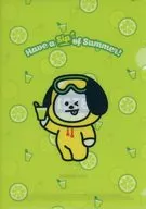 CHIMMY (Jimin) A5 plastic trasparent file folder "BT21 x FamilyMart (2019)" Second half of Purchase benefits