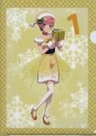 Nakano Ichika A4 plastic trasparent file folder "The Quintessential Quintuplets ∬ ×SMILE BASE CAFE"