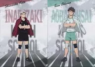 OIKAWA & Kita A4 clear file 2-pack set JF2022 Ver. "Haikyu!"