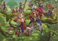 30th Anniversary Visual A4 plastic trasparent file folder "The Legend of the Holy Sword 30th Anniversary Exhibition in Animate Only Shop"