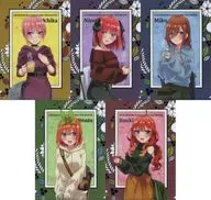 全5種セット 「五等分の花嫁∬ ブラインドクリアファイル Cafe Time」