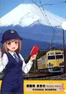 修善寺まきの(イエロー/富士山) A4クリアファイル 「鉄道むすめ～鉄道制服コレクション～×伊豆箱根鉄道」