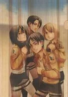 集合(4人)日田杉木制A4文件夹