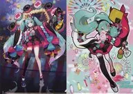 Hatsune Miku (A : Fujichoko & Icchu) A4 clear file set "Hatsune Miku Magical Mirai 2020 Summer Festival"