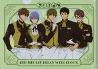 [Secret] Set A4 clear file "COCOS x Theater version Free! -the Final Stroke - Medley relay connecting you and here! Campaign" target menu order bonus 2 nd issue