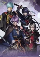 Kasen Kanesada & Ichigo Ichiren & Namazuo Toushirou & Hyuga Masamune A4 clear file "Touken Ranbu Muso x Don Kihote" target product Purchase benefits
