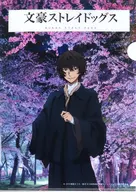 Osamu Dazai (Aomori Background) A4 plastic trasparent file folder "BUNGO STRAY DOGS × cherry trees at evening / Dazai Yuku-Chi Campaign"