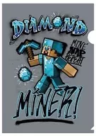 DIAMOND MINER A4 clear file "MINECRAFT Minecraft"