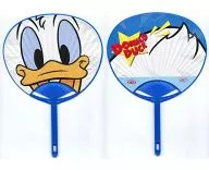 ドナルドダック(フェイス/後ろ姿) ミニうちわ 「ディズニー」 第一生命ノベルティグッズ