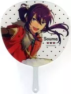 Kanzaki 颯馬 フレフレスケルトン Uchiwa "Ensemble Stars!"