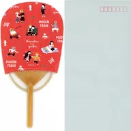 Gathered Loose Pallet Mini Oval Uchiwa "Demon Slayer Infinite Train Edition"