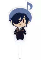 Candela Mitsutada die-cut Mini Uchiwa "Tsurugi Ranmai -ONLINE - Ensokai 2023 Kinzamurai no Shirai"