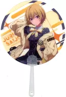 Juri Nishijo "Flat Gashapon idol Master Series : Asobi Information Bureau Uchiwa"