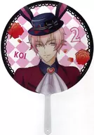 Kisaragi Koi Clear Uchiwa "Tsukiuta. Theater version of Rabbits Kingdom the Movie" Mo Leafa ンタジー PALO only.