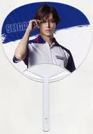 Tomoya TERADA (Kunimitsu, Tezuka) uchiwa fan "Musical 『 THE PRINCE OF TENNIS 』 4th Season Seigaku vs Higa POP SHOP"