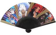 New Four Emperors Reversible Design Fan "ONE PIECE"