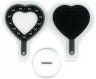 アクリルデコうちわ・ブラック