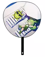 プールサイド うちわ 「コナミ プレミアムくじ ONLINE ずんだもん×灼熱くん くじ」 B-4賞