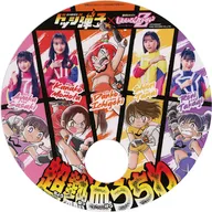 ドッジ弾子×ももいろクローバーZ 超熱血うちわ 「炎の闘球女 ドッジ弾子」 コロコロコミック 2026年7月号 特別付録