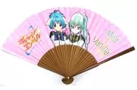 ミント＆ヴァニラ 描き起こし扇子 「ギャラクシーエンジェル」