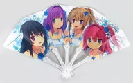 [Single Item] Set (4 Persons) Clear Fan "C100 Ao-no Kanata-no Four Rhythm Memorial Set"