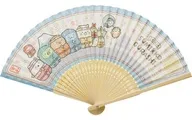 集合(ブルー) 忍者テーマ 扇子 「すみっコぐらし」