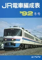 Tabla de organización de trenes JR Winter 1992