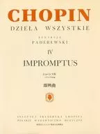 Score : chopin Complete Works 4 Improvisation