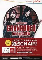J：COM PRESENTS GRANRODEO limited SHOW フライヤー