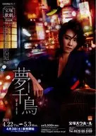 対象浪漫抒情劇 夢千鳥 フライヤー (甘く儚い抒情画の世界観に骨太な愛憎劇を織り交ぜ、詩情豊かな舞台をお届け致します。)