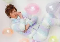 Yuichiro Hirata (Yoshihisa Kakinoki) / Horizontal, Above the Knees, Costume Light Purple, Right Cheek, Balloon / Stage "Mama and Boku - Benkyo Iya BABIES -"