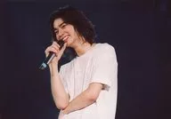 Arashi / Matsujun / Live Photo, Horizontal, Upper Body, Costume White, Right Hand Microphone, Smile, No Frame / Official Official photo