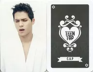 Teen Top / C.A.P. (Cap) / Back Side Heart Mark / CD 「 RED POINT 」 (Korean Edition) Special Trecca