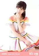 岩立沙穂/膝上・座り/AKB48 劇場トレーディング生写真セット2016. February