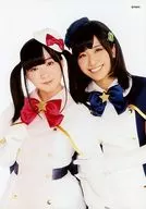 Milky Holmesフェザーズ/愛美·伊藤彩沙/A4尺寸/Milky HolmesフェザーズFirst Live～Seishun開始～A4明信片