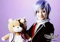 Shohei Hashimoto (Kanato Sakamaki) / Horizontal, Upper body, Left-facing, Background purple / Stage "DIABOLIK LOVERS" Random Bromide