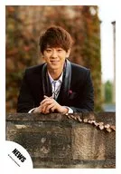 NEWS / Keiichiro Koyama / Upper Body / Costume Black / Grey / White / Double Layered / Fence / "NEWS LIVE TOUR 2015 WHITE" DVD-Special Filming / Official Official photo