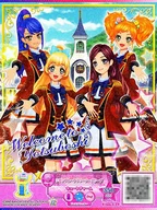 1-16-③-a[N]：リボンブルーフラワーノースリーブ[ブロマイドアイカツ!カード]/S4
