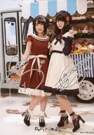 Petit milady / Aoi Yuki ・ Ayana Takeda / Whole body ・ Printed with signature / CDs "Seishun wa Shokubutsu (Youth is a Food)" Toranoana Special Bromides