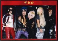 T. K. O / Set (5 pessoas) / Horizontal, Joelho, Fundo Preto / "Yurutoshi Kuruwa Metal II - sem descanso o ano todo" Trading Card