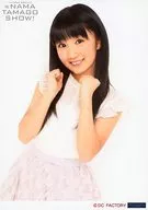 ハロプロ研修生/船木結/上半身・衣装白・スカート紫ピンク・両手グー・首傾げ・体斜め・2Lサイズ/ハロプロ研修生 発表会 2015～3月の生タマゴShow!～